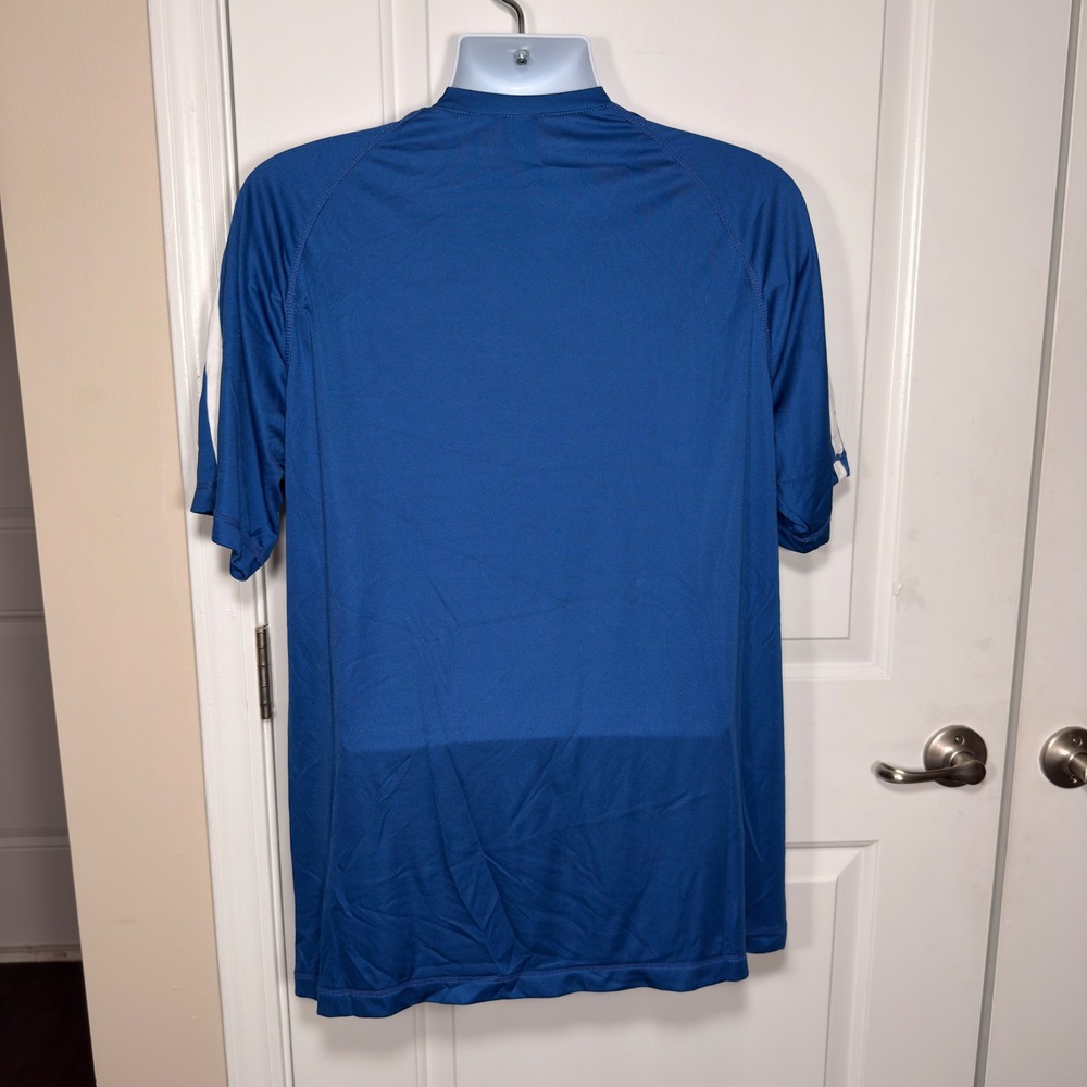 Sport-Tek Chicago Cubs Performance T-Shirt Blue Embroidered Logo XL Mens - Picture 3 of 9